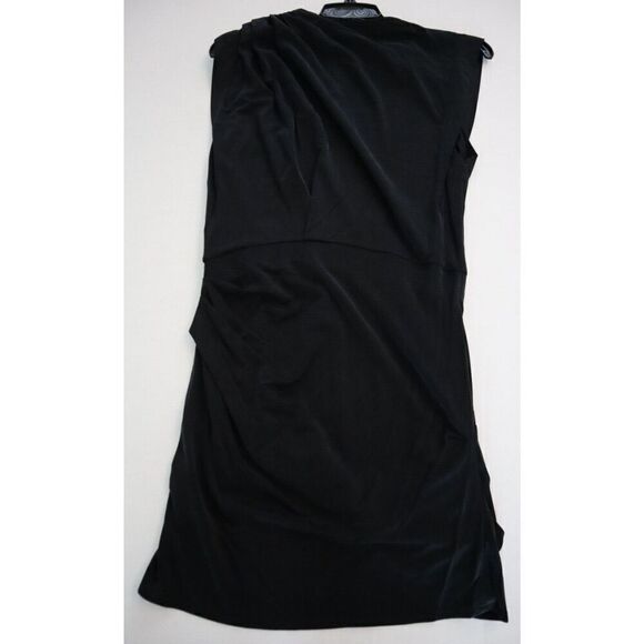 IRO WP33MANAIA Women's Sz 40 Black Sleeveless Manaia Draped Dress - Picture 2 of 11